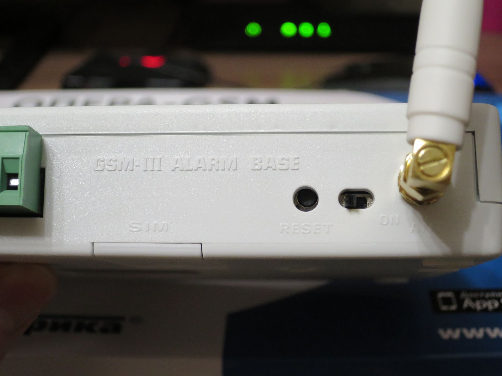 Задняя панель сигнализации ОПЕРА GSM