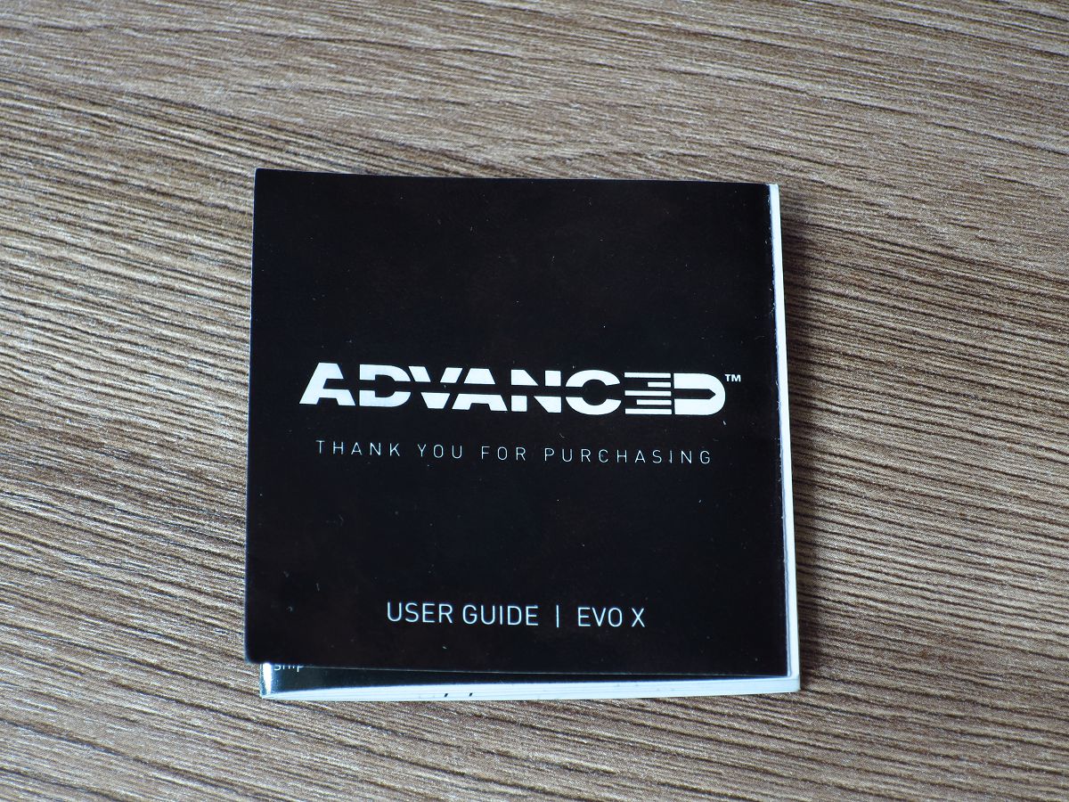 Инструкция пользователя Advanced Evo X