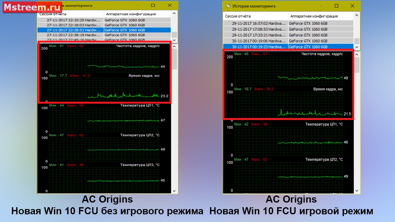 Windows 10 и игры - Режим игры и сравнение с Fall Creators Update - Обзоры  компьютерного железа, гаджетов, программ и электроники