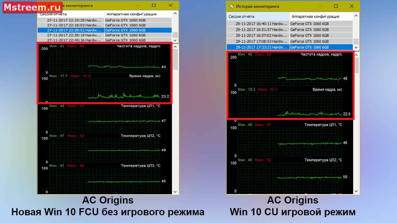 Windows 10 и игры - Режим игры и сравнение с Fall Creators Update - Обзоры  компьютерного железа, гаджетов, программ и электроники