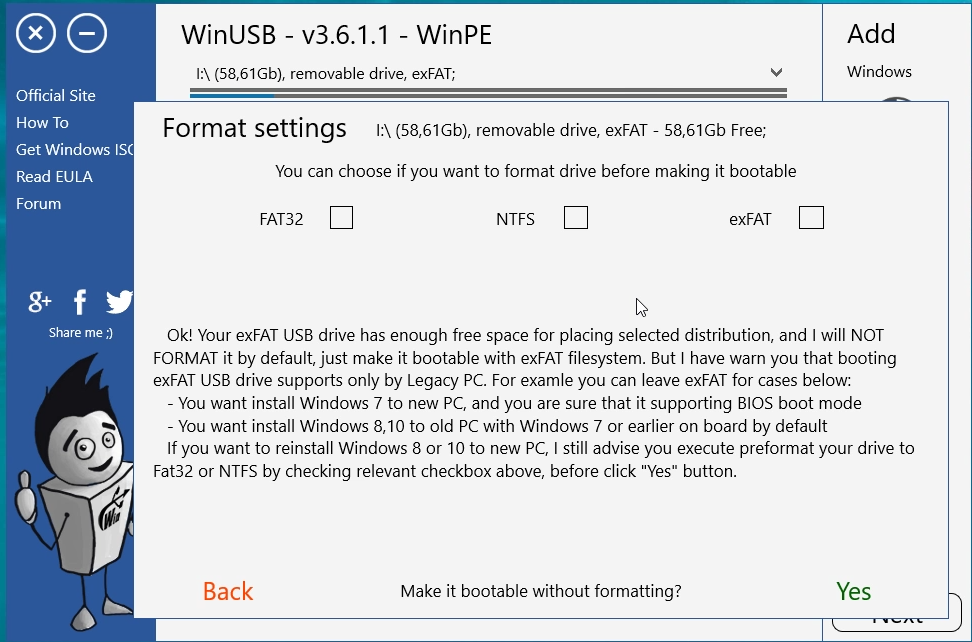 WinUSB. Как создать мультизагрузочную USB флешку с Windows