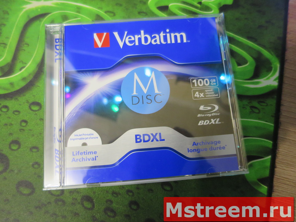 M-DISC Blu-Ray Verbatim 100 Гб