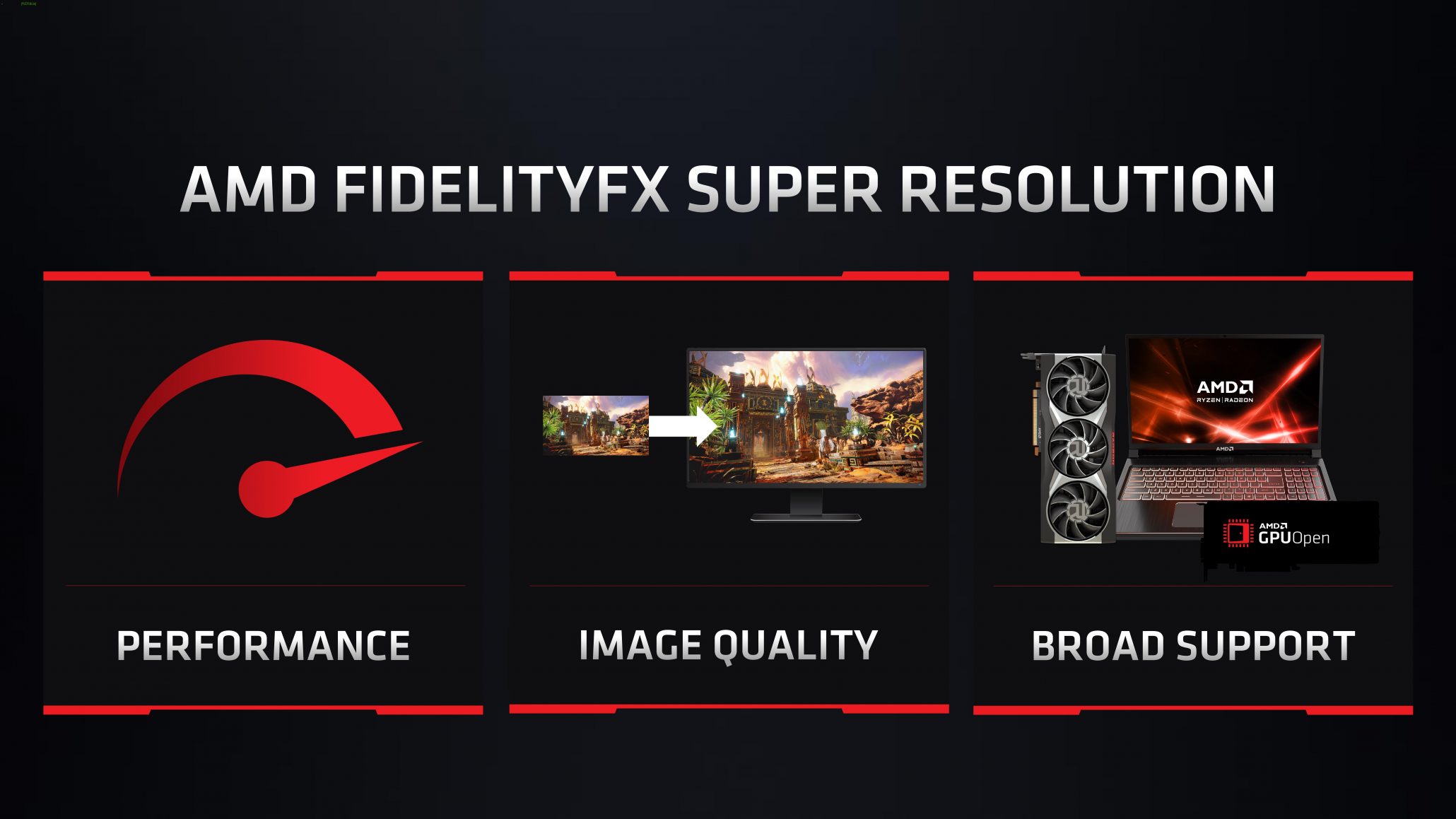 Технология AMD FidelityFX Super Resolution