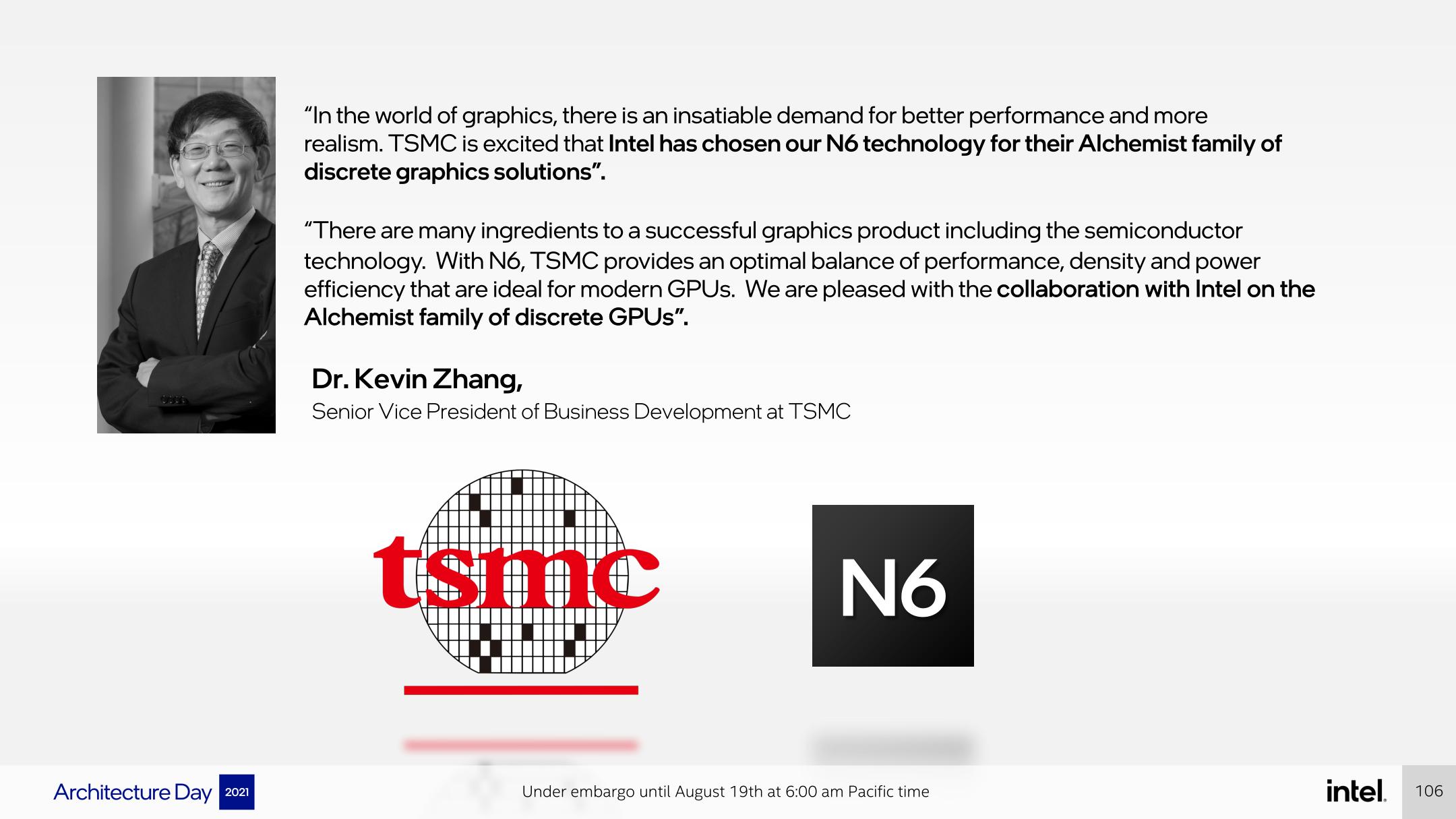 Техпроцесс от TSMC для новых видеокарт Intel ARC